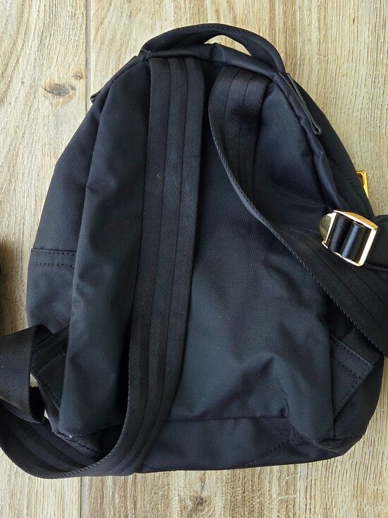 Marc Jacobs Nylon Varsity Mini Backpack - Black & Gold main image 8